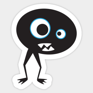 Crazy Monster Sticker